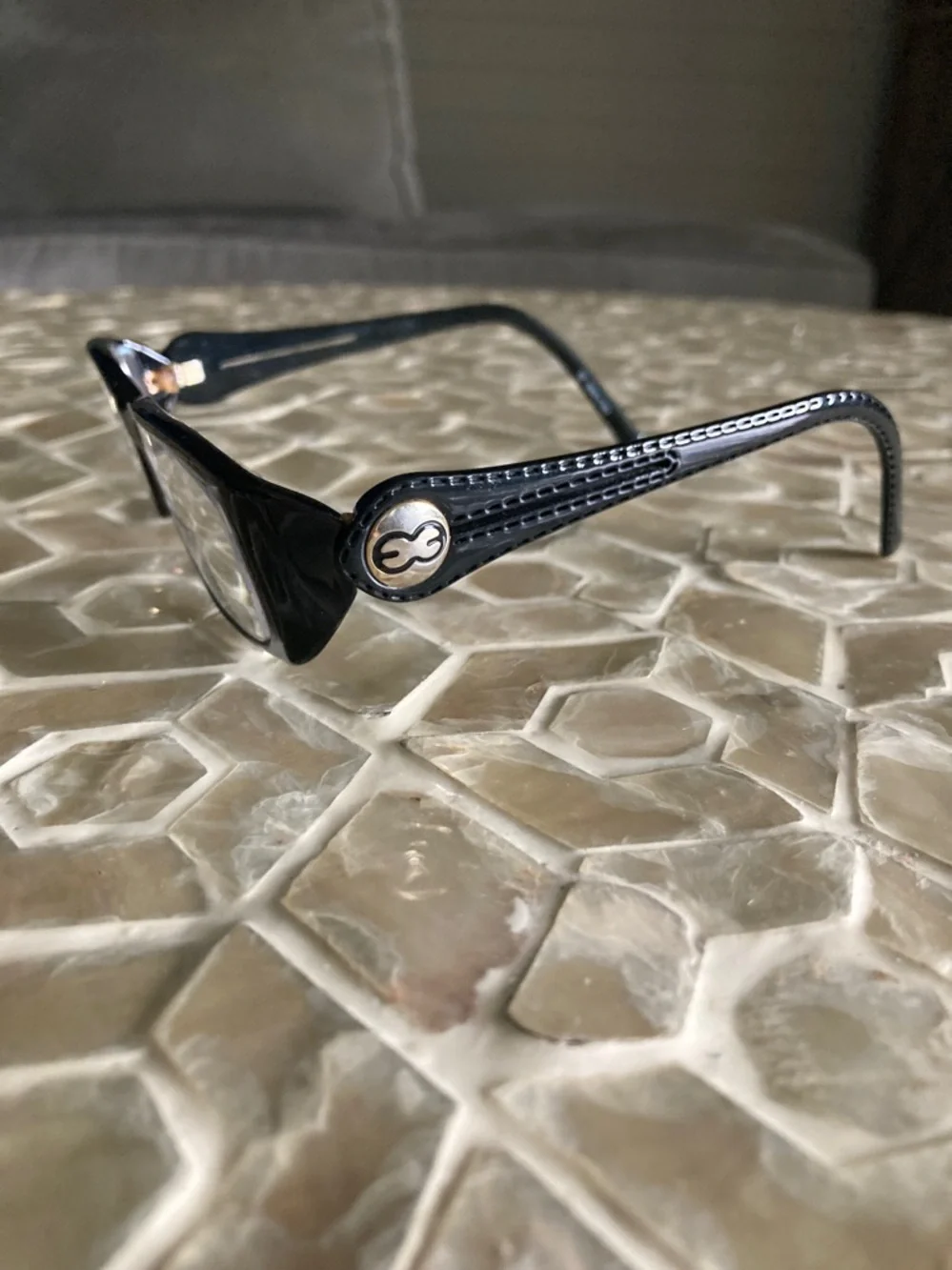 Escada VES 123 Col.700 Eyeglasses 54-15-140 IN Black ‘Made in Italy’